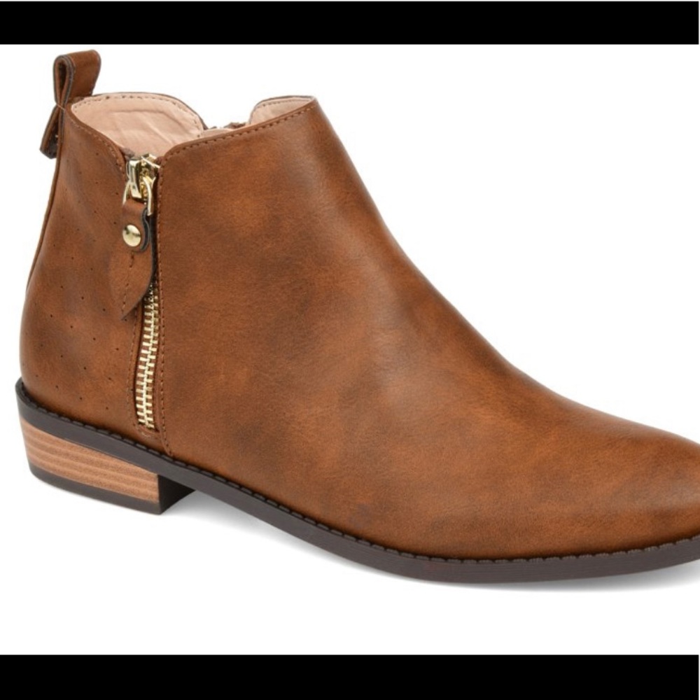 Low Heel Ankle Bootie
